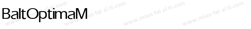 BaltOptima Medium字体转换